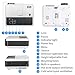 EUG LCD LED Multimedia HD Video Projector 4600 Lumens 1280×800 1080P Digital Movie Gaming Projector HDMI USB TV AV VGA Audio for Laptop PC Smartphone DVD PS4 Xbox Wii Home Theater Outdoor Partythumb 1