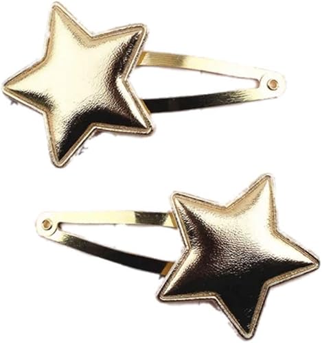 Amazon キッズ 子供 ゴールドヘアピンパッチん２点セット 髪留め 髪どめ 前髪 髪飾り ヘアセット ヘアアクセサリー可愛いかわいい Star ピン コーム 通販