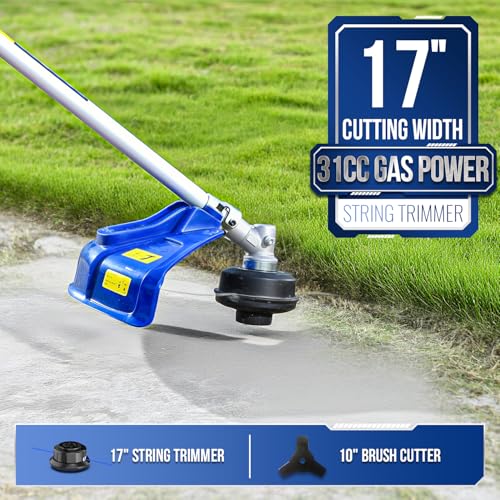 Wild Badger Power Gen2 31cc 4-Cycle Gas Weed Wacker, 17-in Cut, 10-in photo 12