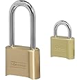 Master Lock Resettable Combination Lock, Steel, 2-Inch Wide, 16-Inch Long Shackle, 4-Digit Combination