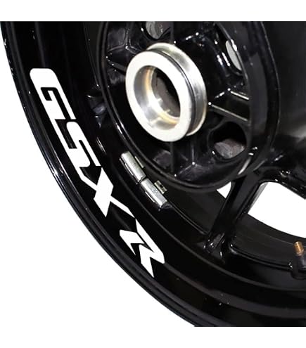 Amazon.com: YLFDC Motorcycle Reflective Rim Wheel Decal Kit