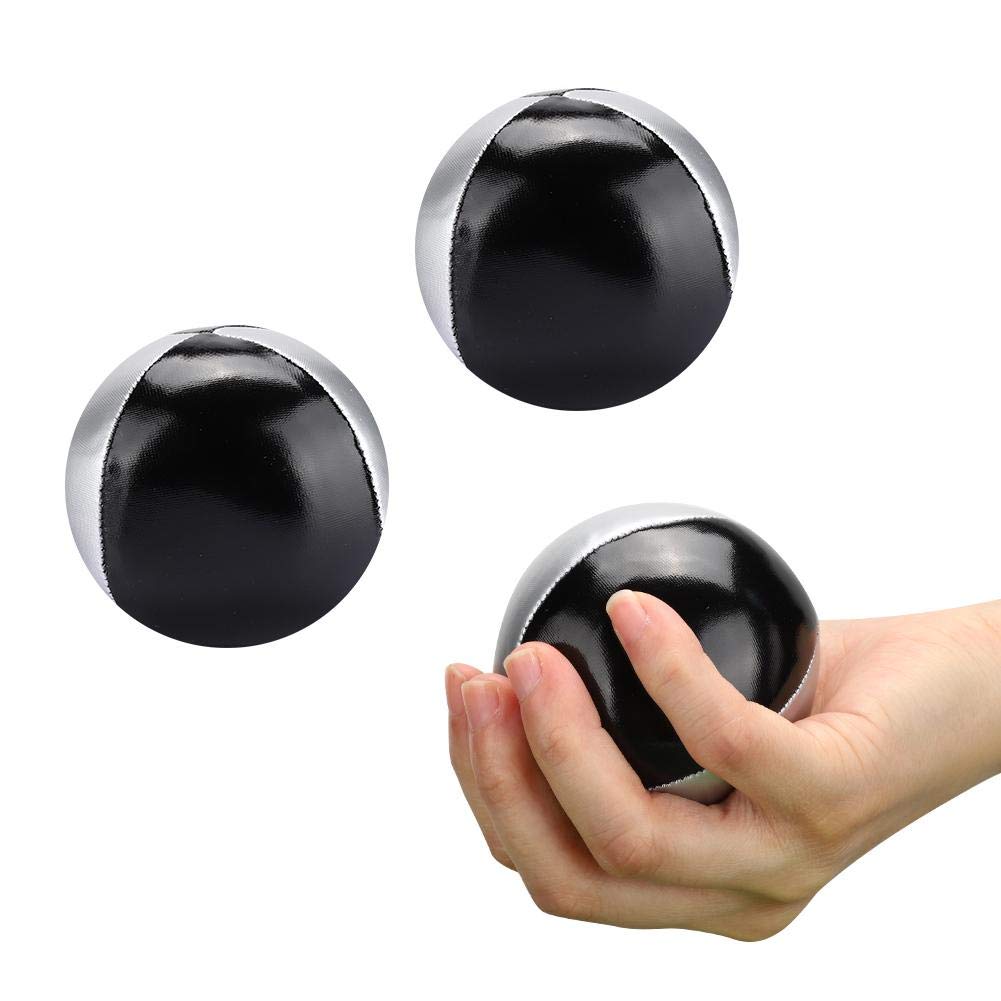 3PCS Juggling Ball PU Leather Fine Colloidal Particle Indoor Leisure Portable