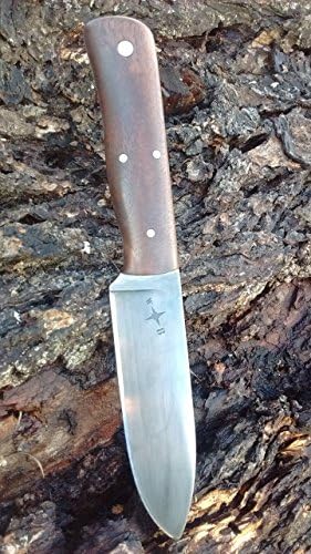 Mountain Bushcraft Knife Custom Handmade Williams Built Blades O1 Tool Steel Hunting Skinning Camping Walnut Handle