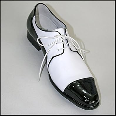 Amazon Marino フォーマル靴紳士靴 ストレートチップシューズ 白黒コンビ 本革 エナメルシューズ ヒール3cm N 42 26 0 白 黒 Marino スニーカー