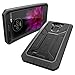 LG G Flex 2 Case - Poetic [Revolution Series] - [Heavy Duty] [Dual Layer] Complete Protection Hybrid Case with Built-In Screen Protector for LG G Flex 2 (2015) Black (3-Year Manufacturer Warranty From Poetic)