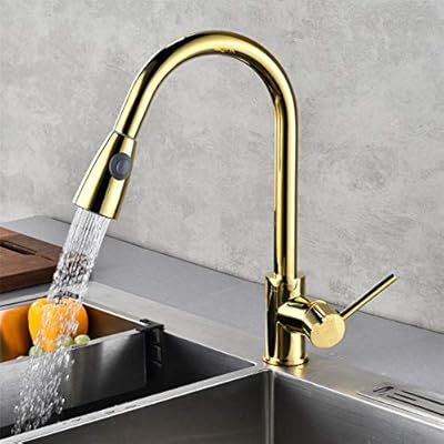 Kitchen Sink Tapskitchen Sink Faucet Mixer Gold Pull Out Kitchen