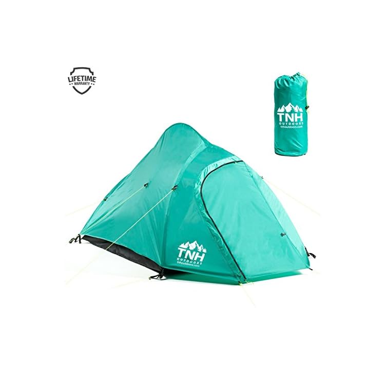 TNH Outdoors 2 Person Camping & Backpacking Tent with Carry Bag and