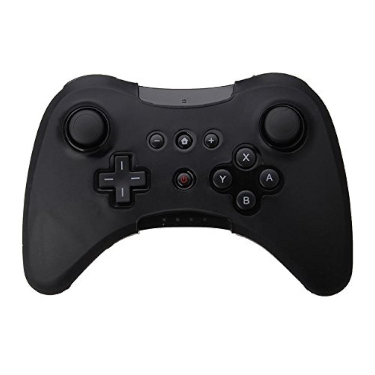 Perfect Part - Soft Silicone Case Cover for Wii U Pro WiiU Wireless Controller, Black