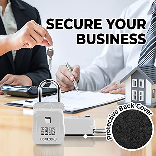 Lion Locks 1500 Key Storage Lockbox, SetYourOwn Code Lock Portable