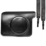 [Fujifilm Instax Wide 300 Camera Case] -- CAIUL Comprehensive Protection Instax Wide 300 Instant Film Camera Case Bag With Soft PU Leather Material [Ever Ready Design] ( Black )