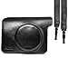 CAIUL Compatible Comprehensive Protection Instant Film Camera Case Bag With Soft PU Leather Material for Fujifilm Instax Wide 300 Camera [Ever Ready Design] (Black)