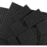 Brictek Base Plates Multi Sizes Black- 17 pcs