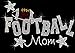 Football Mom with Stars Rhinestone Iron on Hotfix Transfer Football Mom Bling - 8
