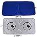 BURRANTON Car Windshield Sunshade with Eye Design - Jumbo Sun Shade for Car windshield Keeps Vehicle Cool-UV Ray Protector Sunshade(Standard/59