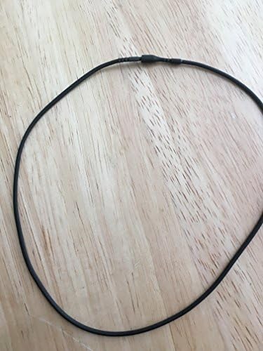 black silicon cord 16 or 18