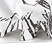 FEITONG Fashion Womens Floral Print Cold Shoulder Blouse Casual Tops Camis Plus Size, XL-5XL (XX-Large, Z-white)