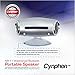 Waterproof Bluetooth Speaker - Portable Speaker System Supporting iPhone 4/5/6, Android, Samsung S-Series Smart Devices - Lifetime Money-Back Guarantee - The Cynphon MX-11 (Silver)