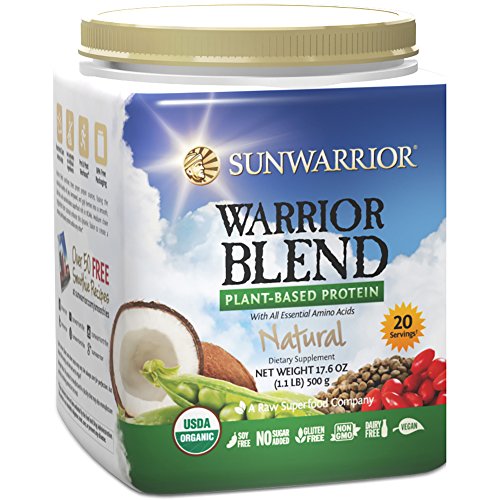 Sunwarrior - Warrior Blend, Raw, Plant-Based Protein, Natural, 20 Servings (1.1 lbs) (FFP)