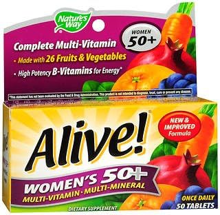 Alive Multivitamin - Multimineral Womens 50 Plus Tabs 50