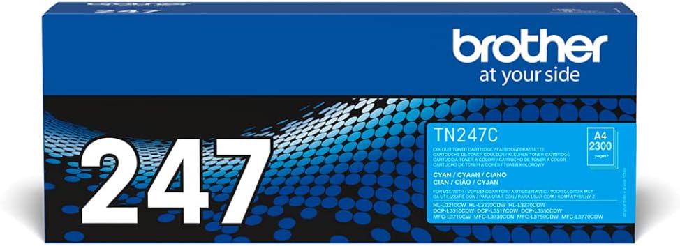 Brother TN-247C Cyan High Yield Toner Cartridge
