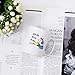 Homlouue White Mugs with Printing Words SHUH DUH FUH CUP Coffee Mugs for Festival Brithday Present or Daily Use