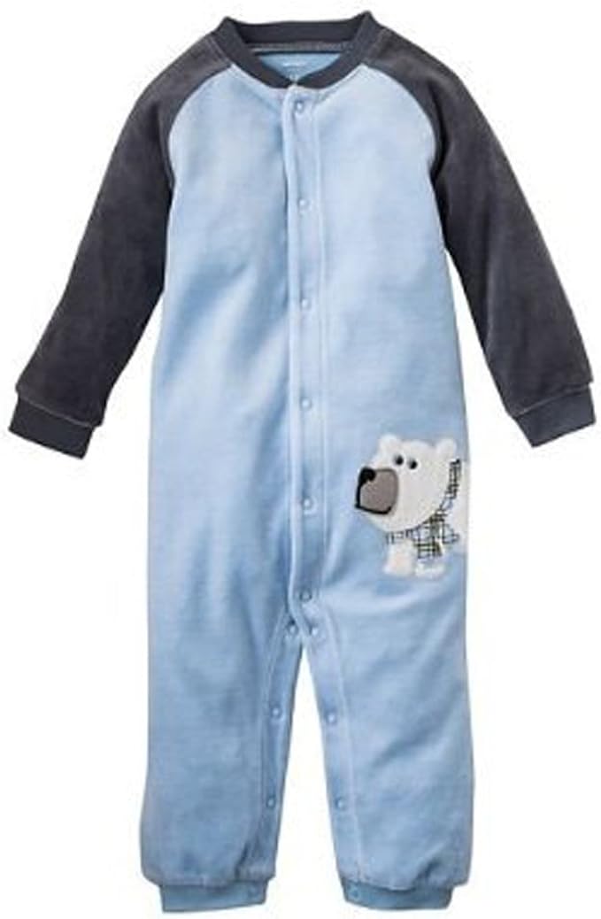 blue velour jumpsuit