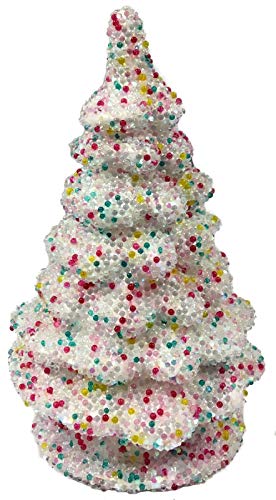 Ino Schaller Small Sugarbead Christmas Tree German Paper Mache Candy Container