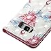 Galaxy S8 Plus Case,Firefish Detachable 3D Painted Leather Wallet Case Ultra Slim Folio Cover Flip Case[Kickstand Feature] Wristlet[Card Slots/Cash] Case for Samsung Galaxy S8 Plus(6.2 Inch) -Flamingo