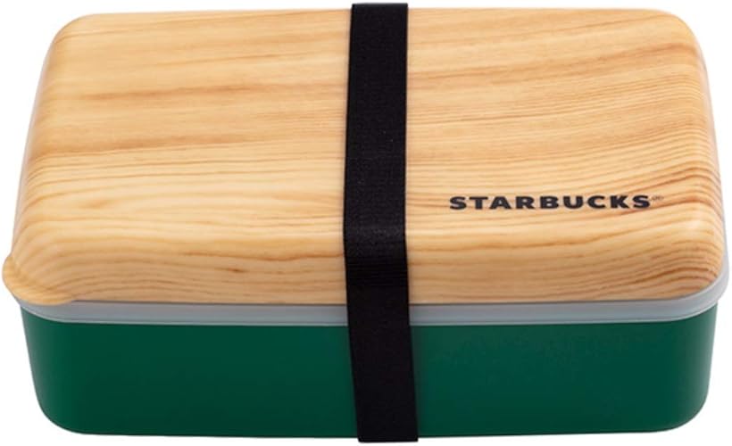 Amazon Co Jp 海外限定 スターバックス Wood模様 木目 お弁当箱 ランチボックス 650ml メンズ 息子 大人 子供 高校生 大きめ シンプル セイレン 女神 料理 キッチン アウトドア ブラック インスタ映え ロゴ 台湾 メンズ 並行輸入品 シューズ バッグ