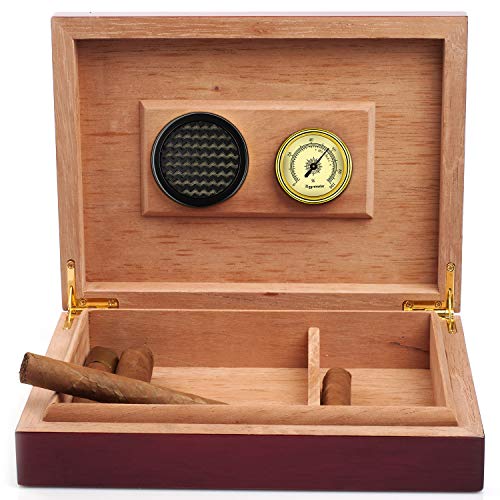 2 Pieces Analog Cigar Hygrometer Round Humidor Humidifier for Monitoring Humidity and Humidor Moisturizing Cigar Accessories - Thumbnail 6