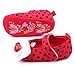 M2cbridge Baby Girl's Bow Dress Shoe Infant Toddler Pre-walker Crib Shoe (12-18 Months, Red ladybug)