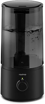 raydrop Humidifier for Bedroom 1.70L Quiet Auto Shut Off UK 220V