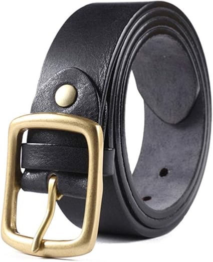 Amazon Co Jp パンツベルトメンズユースレジャージーンズスーツパンツベルト プレミアム品質 ベルト 色 黒 サイズ 105cm ホーム キッチン