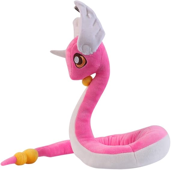 dragonite holding dratini plush