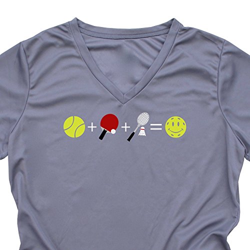 Pickleball Emoji Ladies Performance T-Shirt