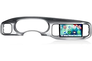 SIXWIN 4G+64G Android Car Stereo for Dodge Charger 2011 2012 2013 2014 Car Radio with Wireless Carplay Android Auto 9 Inch Touch Screen Head Unit Replacement Backup Camera WiFi GPS FM RDS Bluetooth