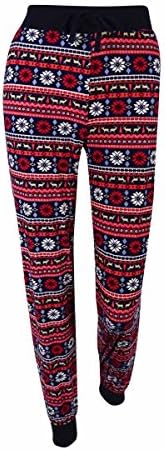 Hot Kiss Juniors' Drawstring Waist Jogger Pants (L, Print)