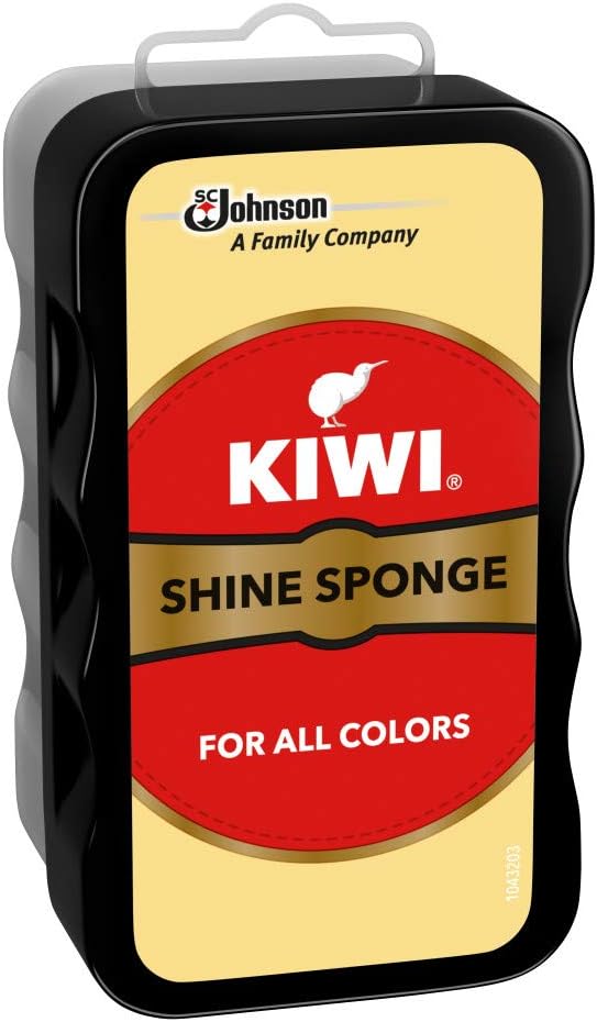 KIWI Shoe Shine Sponge | Leather Care for Shoes, Boots, Furniture, Jacket, Briefcase and More | All Colors: Health & Personal Care