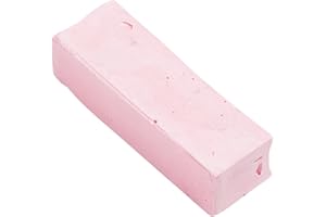 PFERD Small Polishing Paste Bar, 1 Pc. Universal Version 3-1/2" x 1-1/4 x 1 Pink 48768 - for High-Gloss Polishing of All Metals with a Soft Cloth (TW) and Buffing with Flannel (FL)