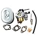 Carbhub Carburetor for Honda GX160 5.5HP GX200 6.5 HP Engine Harbor Freight Predator 212cc Homelite Pressure Washer 179CC 180cc DJ165F 2700PSI 2.3GPM UT80522D with Air Filter Spark Plug Fuel Filter