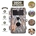 [2020 Upgraded] Game Trail Camera 20MP 1080P No Glow with Night Vision Motion Activated IP66 Waterproof Outdoor Tracking & Stand by Time Up to 6 Months, Time Stamp & Time Lapse, Photo & Video Model primary