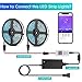 LED Strip Lights Waterproof, 32.8ft/10M Bluetooth LED Chasing Light with APP, Dream Color Changing RGB Rope Lights Kit, 12V 300 LEDs Flexible Led Strip Lighting for Bedroom Kitchen Home Decoration