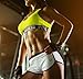 FIRM ABS Ladies Moisture-Wicking Track & Field Running Shorts,S, White/Black
