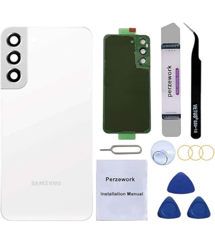 Amazon.com: Perzework Rear Back Glass Replacement for Samsung