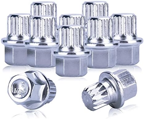 udiag Lug Nuts, Wheel lock key Auto Tools Tire Anti Theft Wheel Lock Screw Keys only for VW Vehicles (10PCS)