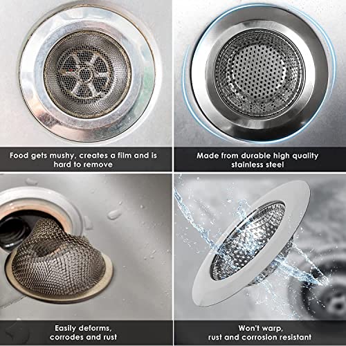 Sjeware Stainless Steel Kitchen Sink Stainer (Jali,Drainer), Size: 10.5 cm 3