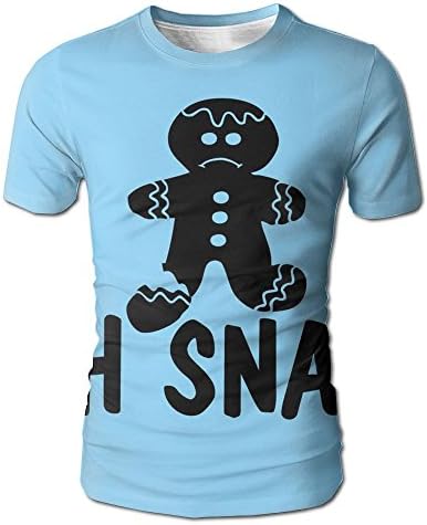 Mens Funny Oh Snap Gingerbread Comfy Tshirt For Sports Baseball Gym Workout Jogging Hiking Sweatshirt Tees Shirts