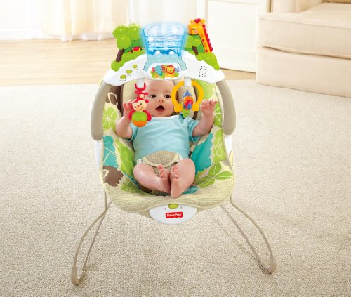 fisher price rainforest deluxe baby bouncer