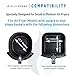 Air Fryer Small Parchment Paper Sheets Compatible with Instant Pot, Ninja, Bella, Natural Unbleached Steaming Paper, Hamburger Patty Pre-Cut Liners, Heavy Duty and Non Stick