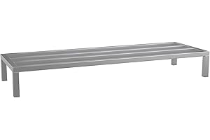 Krollen Industrial 60'' x 20'' x 8'' Aluminum Dunnage Rack - 1740 lb. Capacity